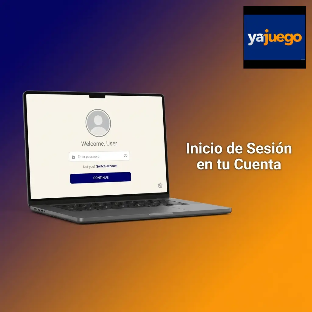 Pantalla de inicio de sesión de la cuenta